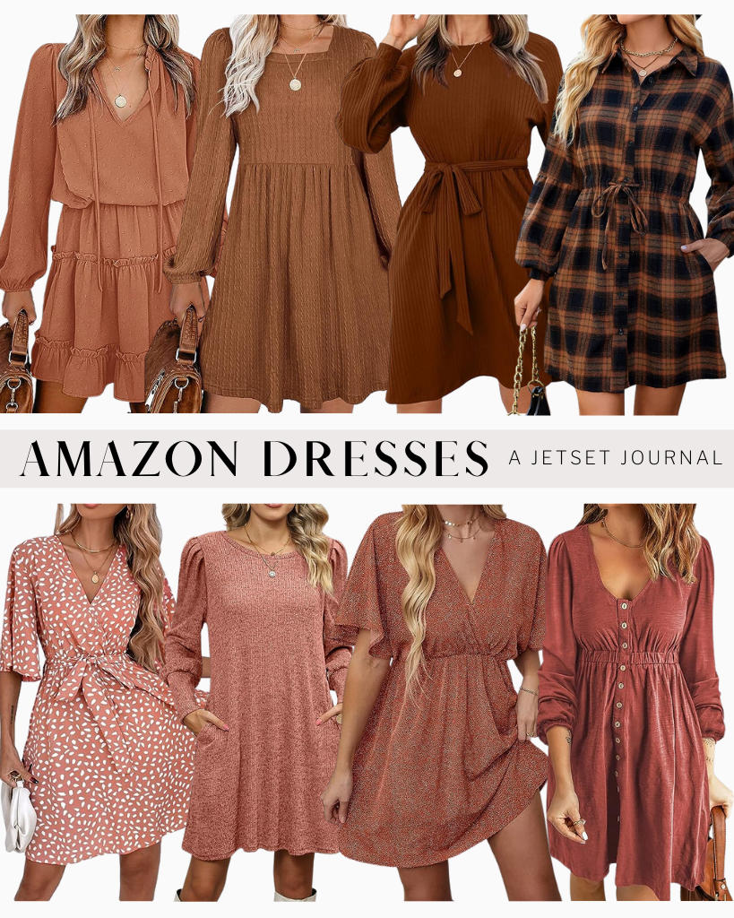 The Best Amazon Dresses for Fall - A Jetset Journal