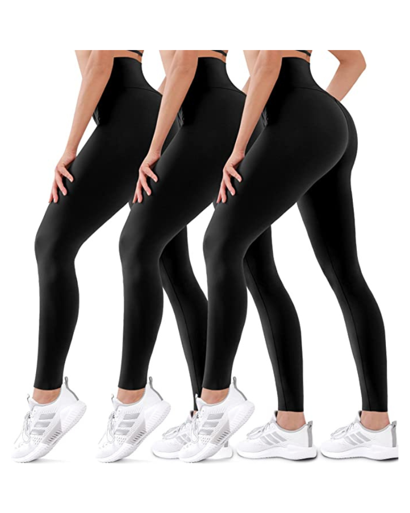  Soft Capri Leggings For Women - High Waisted Tummy Control  No See Through Workout Yoga Pants