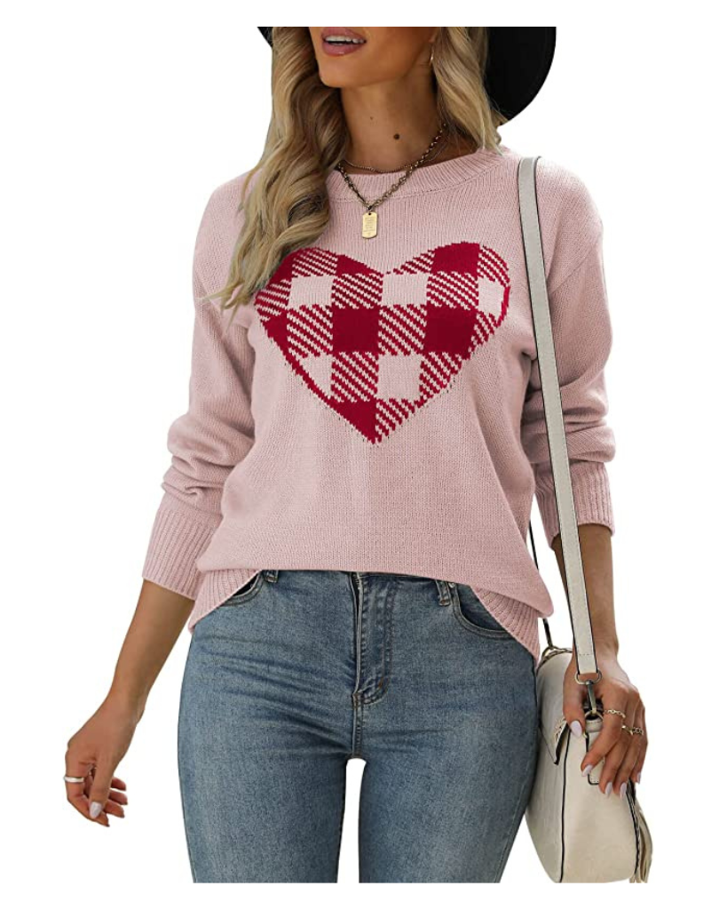 Vibrant Heart Sweaters for Valentine's Day -A Jetset Journal