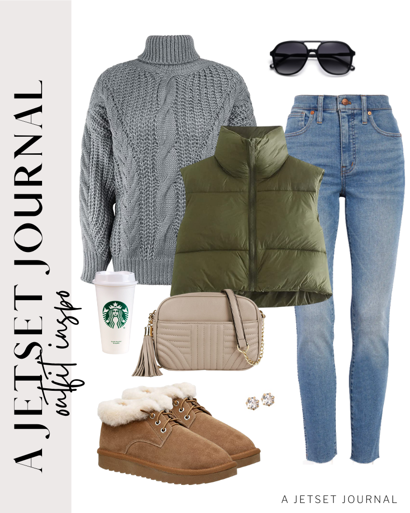 5 Simple Puffer Vest Outfit Ideas - A Jetset Journal