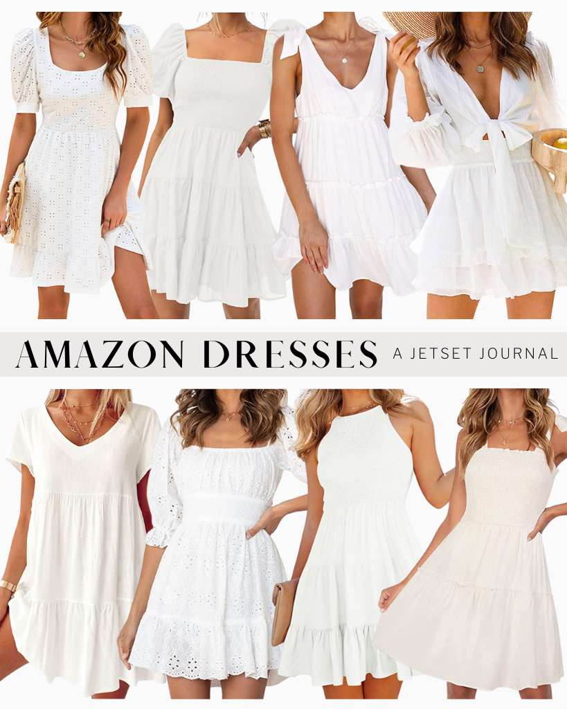 white summer dresses