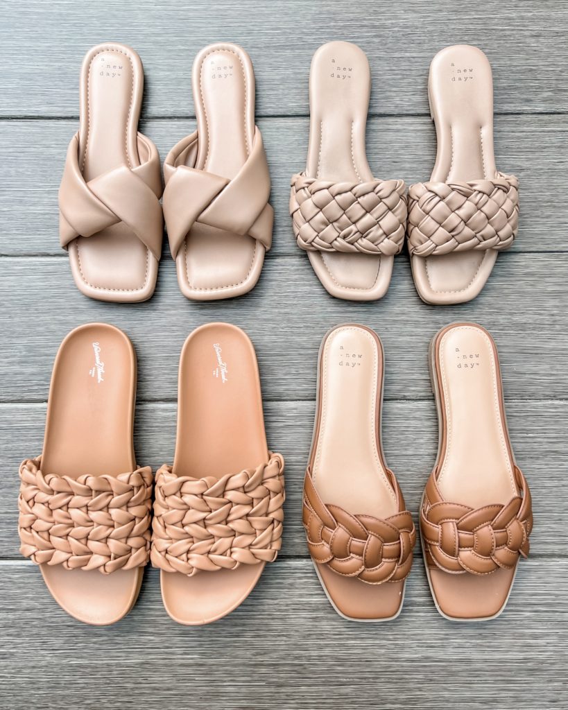 Either/Or: The Woven Leather Slide Sandals