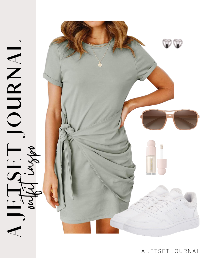 Style Summer Dresses and White Sneakers - A Jetset Journal