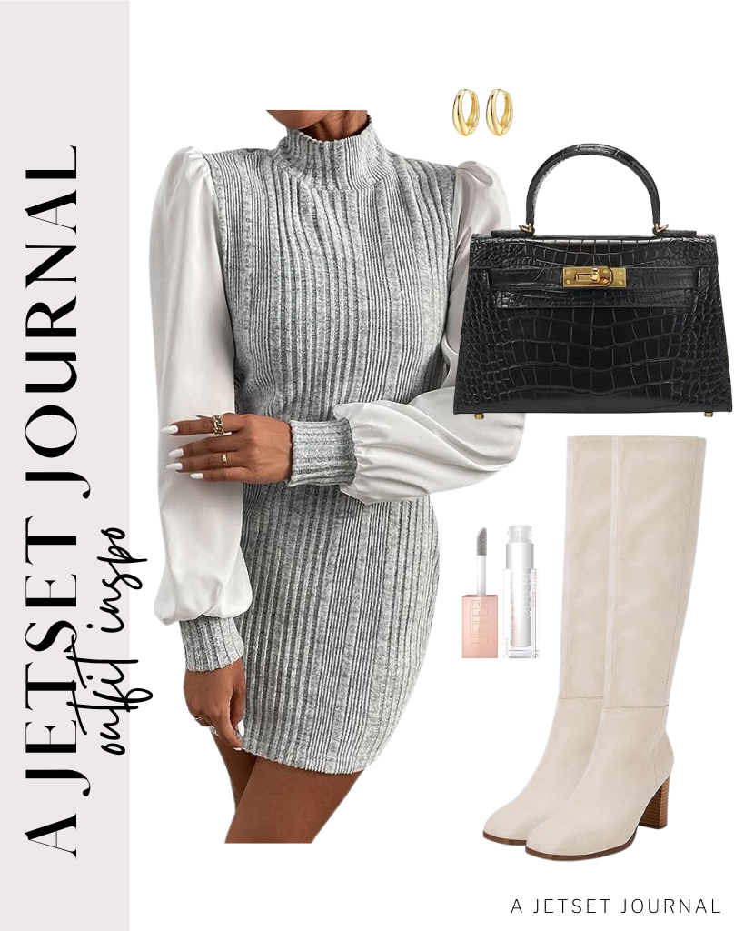 Five Simple Ways to Style a Sweater Dress - A Jetset Journal