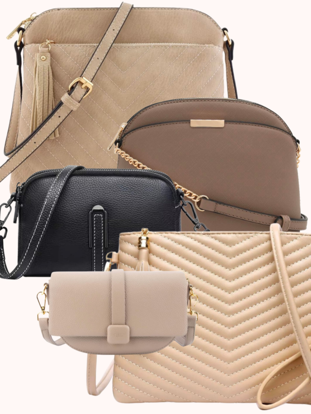 neutral crossbody bags