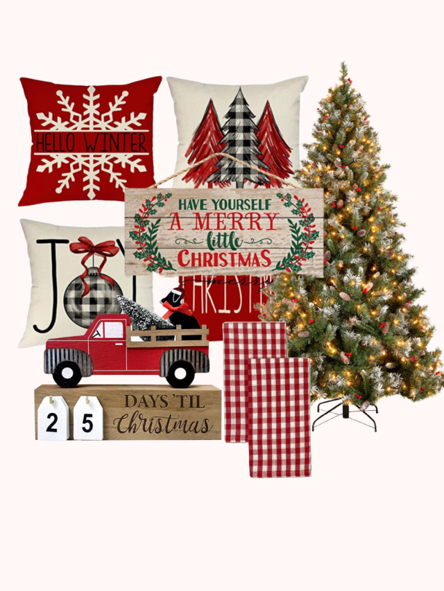 red christmas decorations