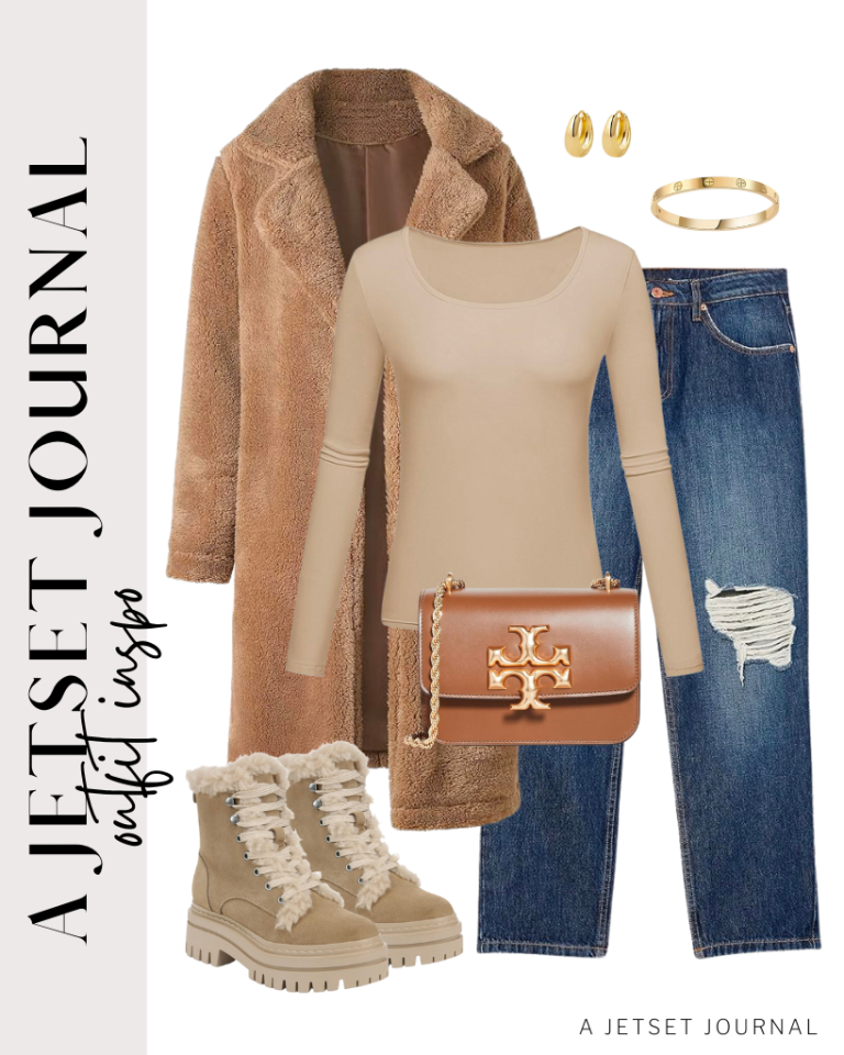 Simple Ways to Style a Teddy Coat - A Jetset Journal