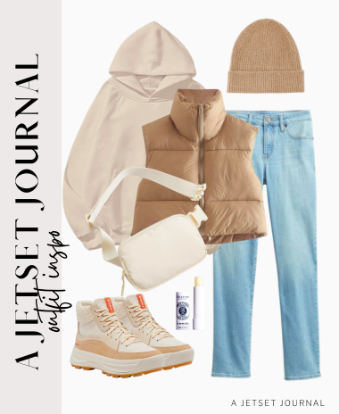 Add a Puffer Vest for Easy Winter Outfits - A Jetset Journal