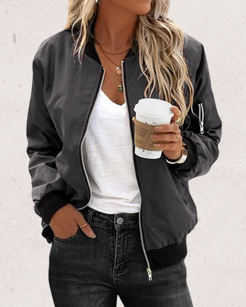How to Wear a Leather Bomber Jacket + Cute Options - A Jetset Journal