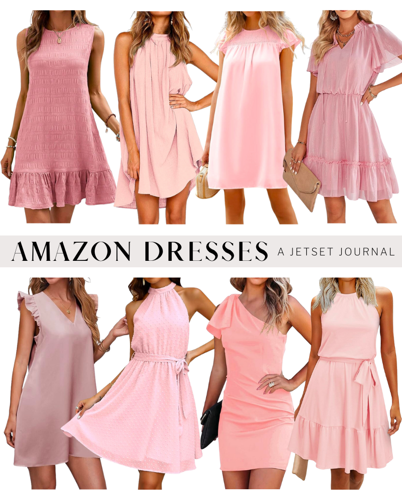 Light Pink Baby Shower Dresses to get Now on Amazon - A Jetset Journal